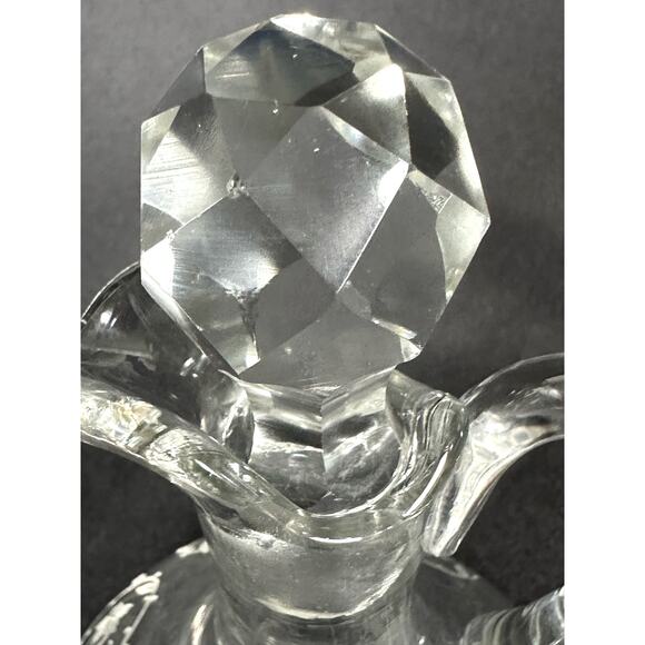 Fostoria Antique 1920's Etch 212 Crystal Cruet-Extremely Rare Find! - Picture 9 of 9